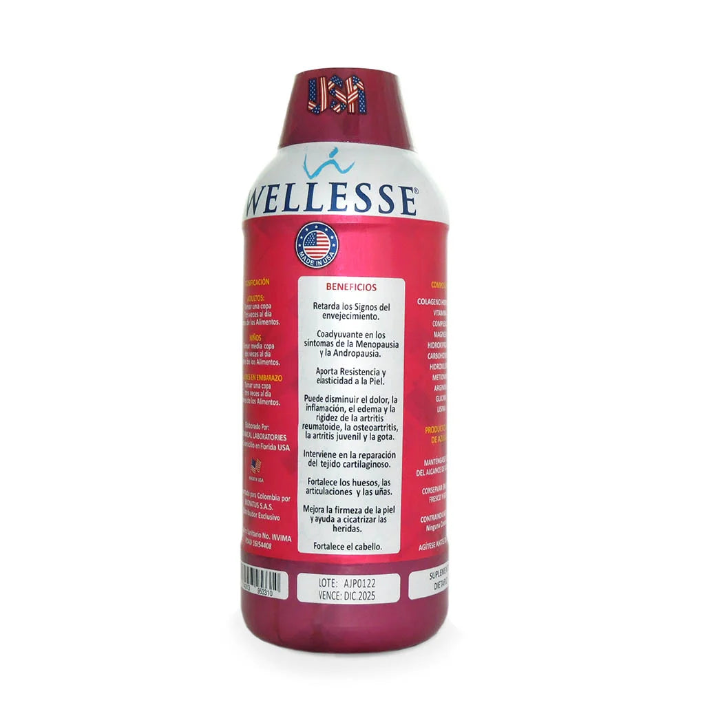 Frasco de COLÁGENO Líquido + Vitamina E + Magnesio