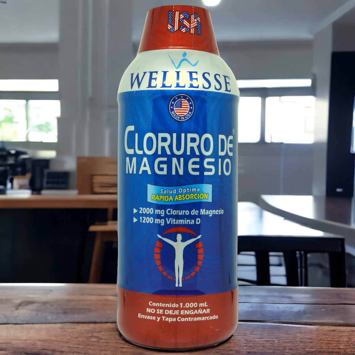 Frasco de CLORURO DE MAGNESIO + Vitamina D