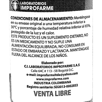 Frasco de CLORURO DE MAGNESIO en cápsulas + Colágeno + Vitamina D3