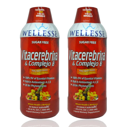 2 frascos de Vitacerebrina + Complejo B Minerales y Antioxidantes