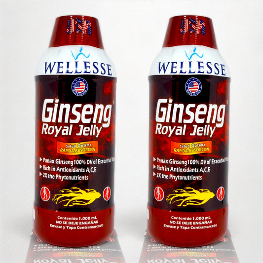 ¡Gran promoción, 2 frascos de GINSENG con antioxidantes y vitaminas!