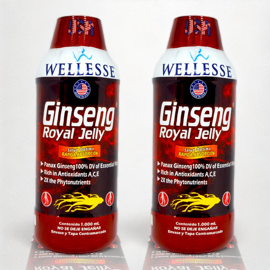 ¡Gran promoción! 2 frascos de GINSENG con antioxidantes y Vitaminas